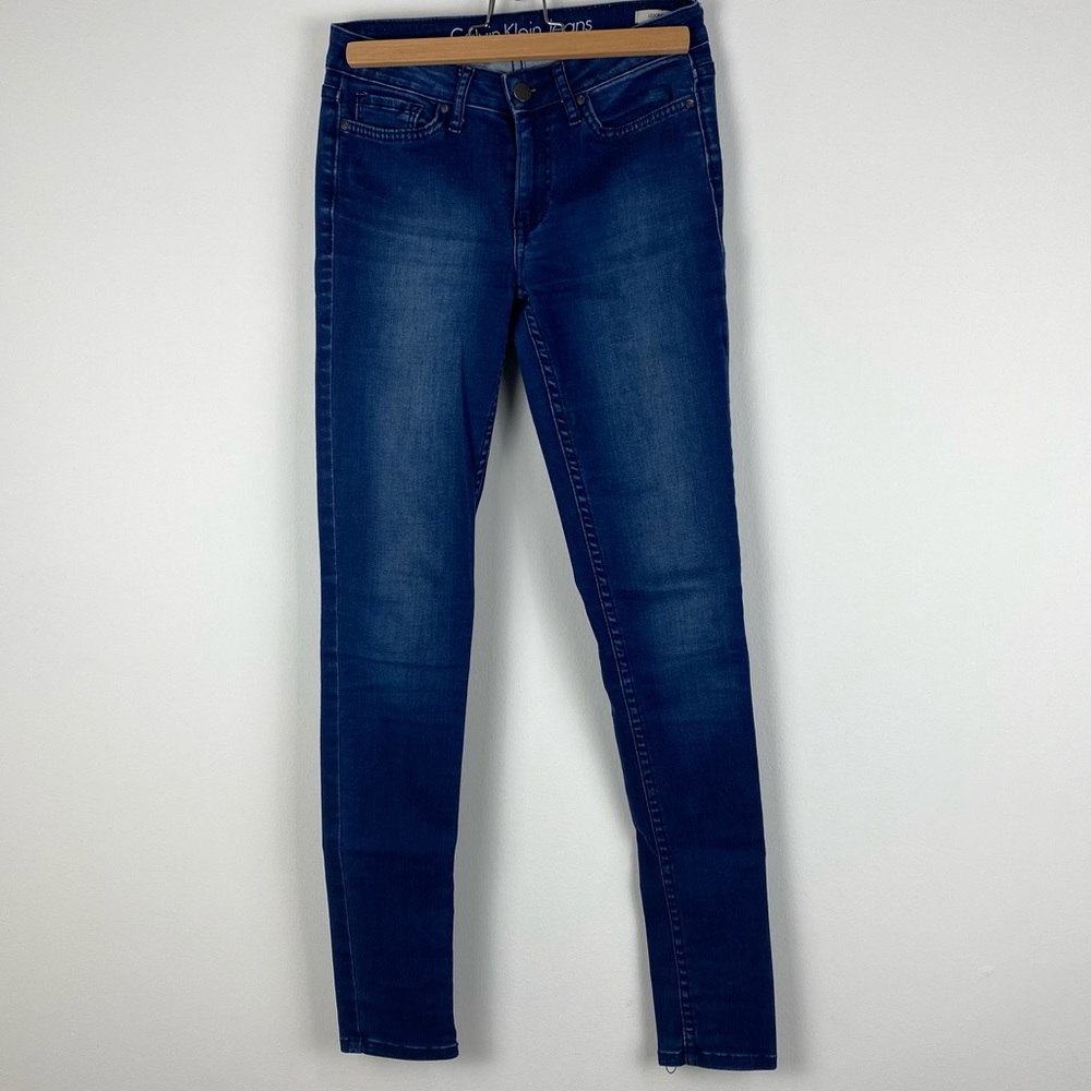 Calvin Klein Jeggings Skinny Sz 25 Midrise Stretch